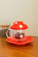 Caneca Infusora de Chá Cogumelo