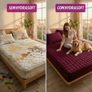 Jogo de Cama Impermeável 100% Algodão | Roupa de Cama + 2 Capas de Travesseiro de Brinde