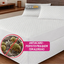 Jogo de Cama Impermeável 100% Algodão | Roupa de Cama + 2 Capas de Travesseiro de Brinde