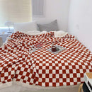 Cobertor Sherpa Checkerboard