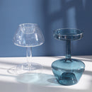 Castiçal e Vaso de Vidro Cup