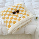 Cobertor Sherpa Checkerboard