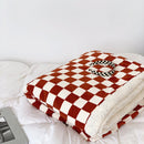 Cobertor Sherpa Checkerboard