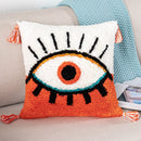 Capa de Almofada Bordada com Tassel Eye