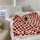 Cobertor Sherpa Checkerboard