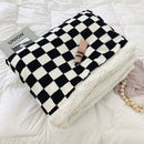 Cobertor Sherpa Checkerboard