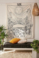 Bandeira de Parede Tarot Vintage The Sun