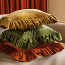 Capa de Almofada Babado Velvet