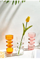 Castiçal e Vaso de Vidro Diamond