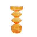 Castiçal e Vaso de Vidro Diamond