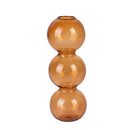 Castiçal e Vaso de Vidro Bubble