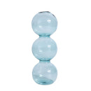 Castiçal e Vaso de Vidro Bubble