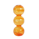 Castiçal e Vaso de Vidro Bubble