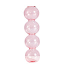 Castiçal e Vaso de Vidro Bubble