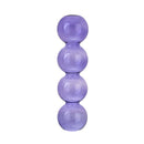 Castiçal e Vaso de Vidro Bubble
