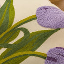 Capa de Almofada Bordada Tulipa