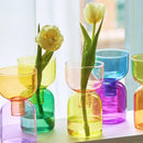 Castiçal e Vaso de Vidro Up Down