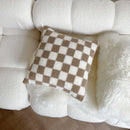 Capa de Almofada Bouclé Checkerboard