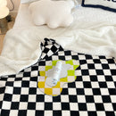Cobertor Sherpa Checkerboard