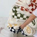 Cobertor Sherpa Checkerboard