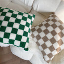 Capa de Almofada Bouclé Checkerboard