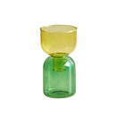 Castiçal e Vaso de Vidro Up Down