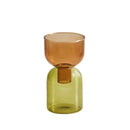 Castiçal e Vaso de Vidro Up Down