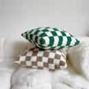 Capa de Almofada Bouclé Checkerboard