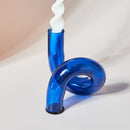 Castiçal e Vaso de Vidro Twist