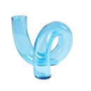 Castiçal e Vaso de Vidro Twist