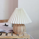 Abajur de Mesa Retrô Rattan