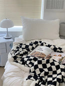 Cobertor Sherpa Checkerboard