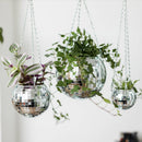 Cachepot Pendente Disco Ball