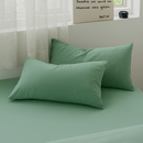 Jogo de Duvet Algodão Solid Washed 4 Peças - Sage