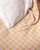 Jogo de Duvet Algodão Xadrez 4 Peças - Limoncello