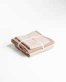 Jogo de Duvet Algodão Stripes 4 Peças - Cream