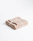 Jogo de Duvet Algodão Solid Washed 4 Peças - Vanilla