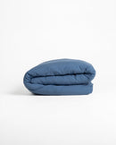 Jogo de Duvet Algodão Solid Washed 4 Peças - Navy