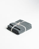 Jogo de Duvet Algodão Solid Washed 4 Peças - Smoke