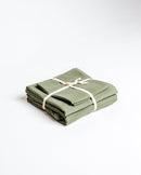 Jogo de Duvet Algodão Solid Washed 4 Peças - Matcha